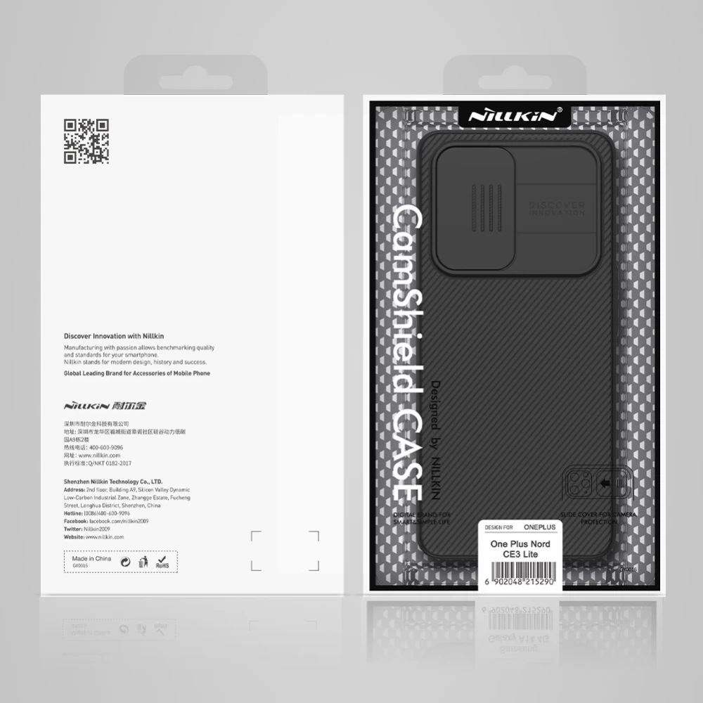 OnePlus Nord CE 3 Lite чехол синий NILLKIN CAMSHIELD CE3