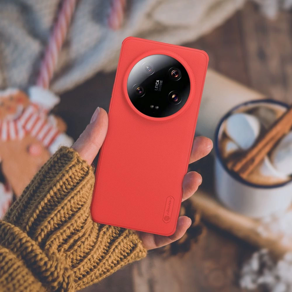 Xiaomi 13 Ultra dėklas žalia NILLKIN SUPER FROSTED SHIELD PRO