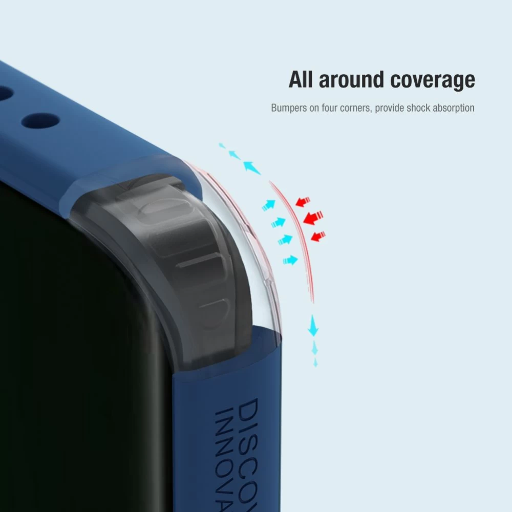 Xiaomi 13 Ultra dėklas mėlyna NILLKIN SUPER FROSTED SHIELD PRO
