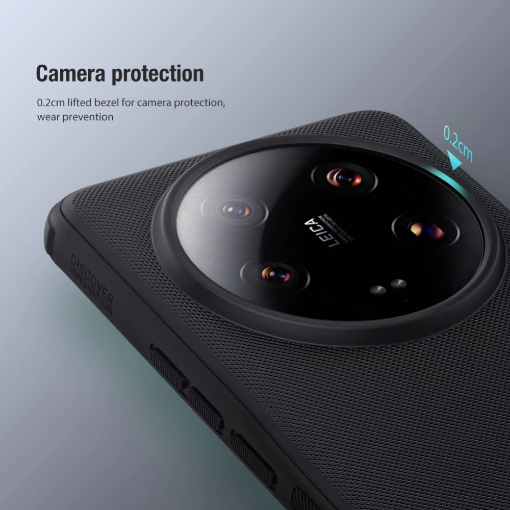 Xiaomi 13 Ultra dėklas mėlyna NILLKIN SUPER FROSTED SHIELD PRO