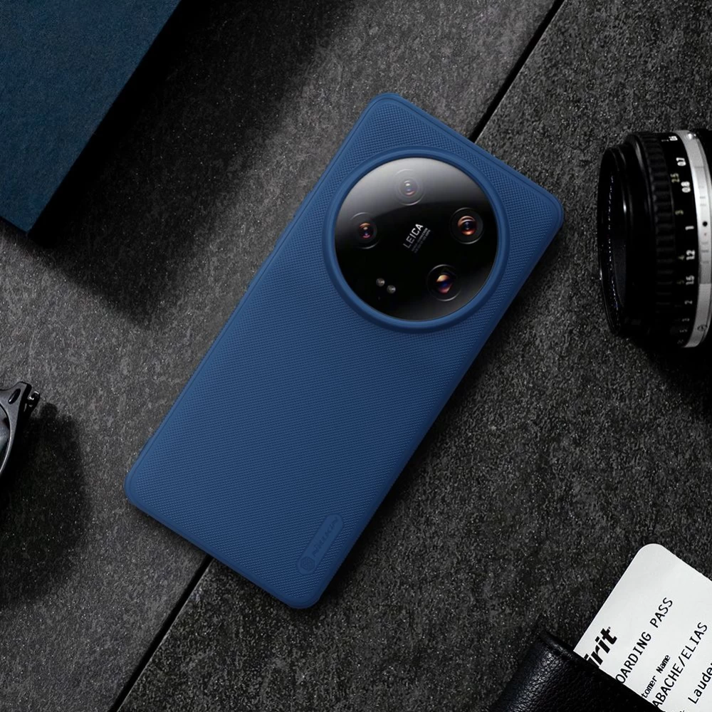 Xiaomi 13 Ultra dėklas mėlyna NILLKIN SUPER FROSTED SHIELD PRO