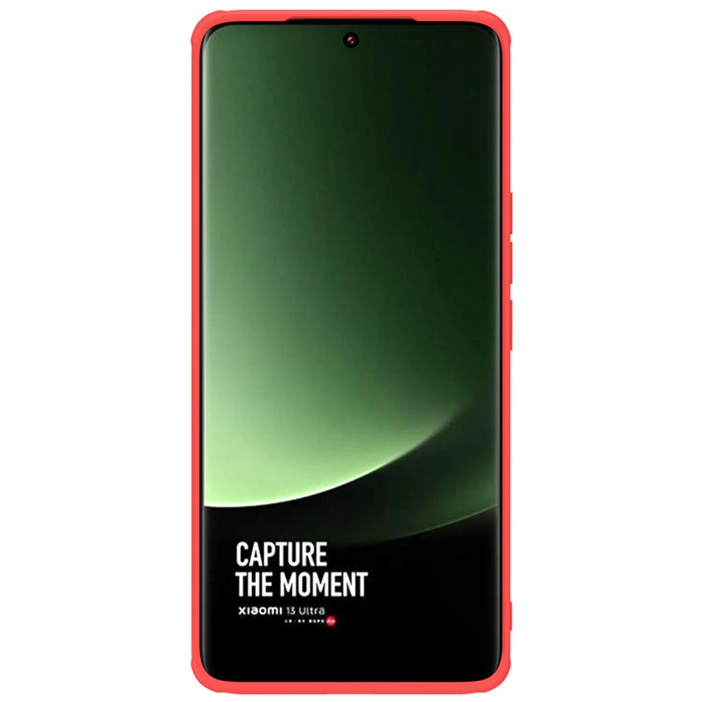 Xiaomi 13 Ultra dėklas raudonas NILLKIN SUPER FROSTED SHIELD PRO