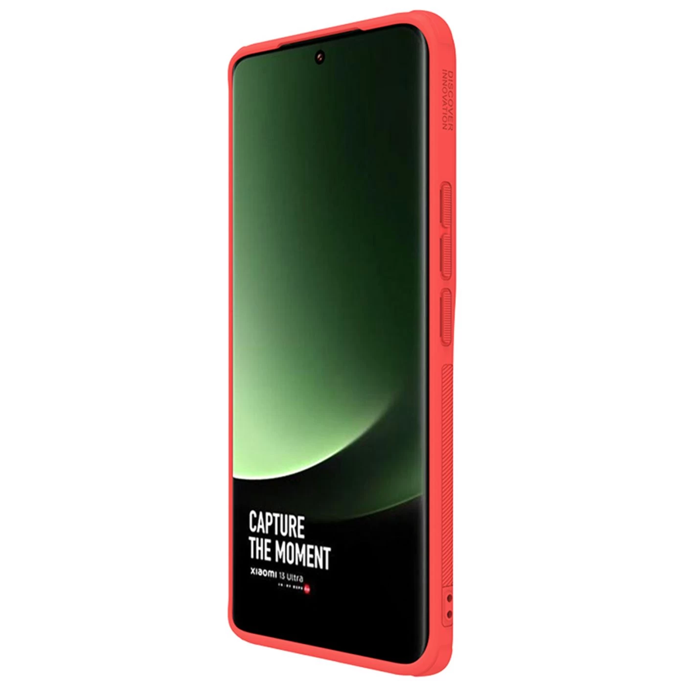 Xiaomi 13 Ultra dėklas raudonas NILLKIN SUPER FROSTED SHIELD PRO