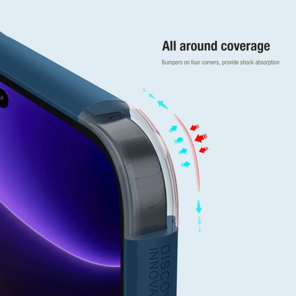 Xiaomi RedMi Note 12 Turbo dėklas Juoda NILLKIN SUPER FROSTED SHIELD PRO Redmi