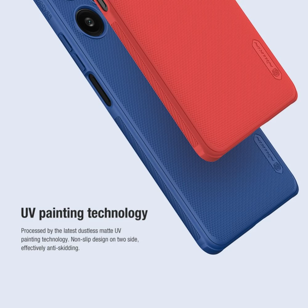 Xiaomi RedMi Note 12 Turbo dėklas Juoda NILLKIN SUPER FROSTED SHIELD PRO Redmi
