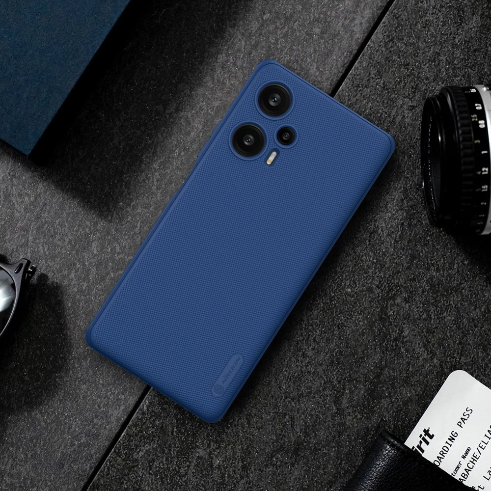 Xiaomi RedMi Note 12 Turbo dėklas Juoda NILLKIN SUPER FROSTED SHIELD PRO Redmi