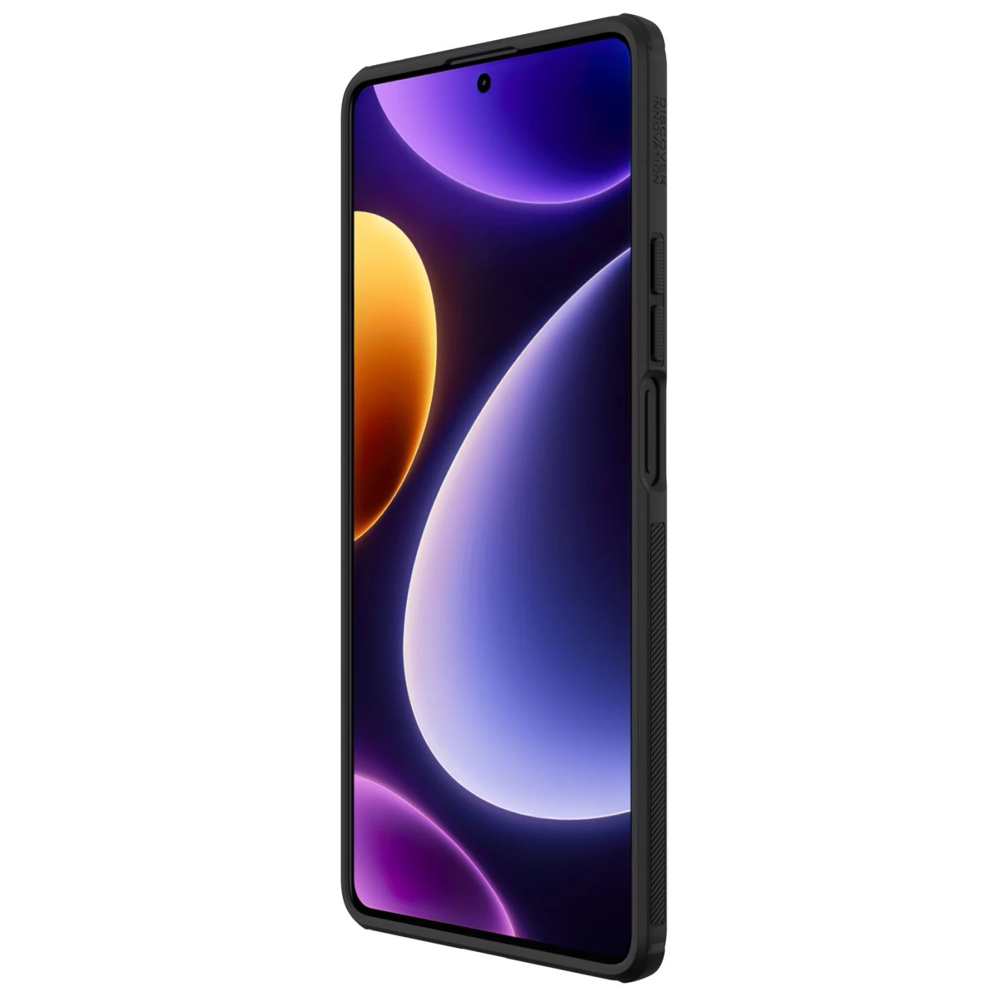 Xiaomi RedMi Note 12 Turbo dėklas Juoda NILLKIN SUPER FROSTED SHIELD PRO Redmi