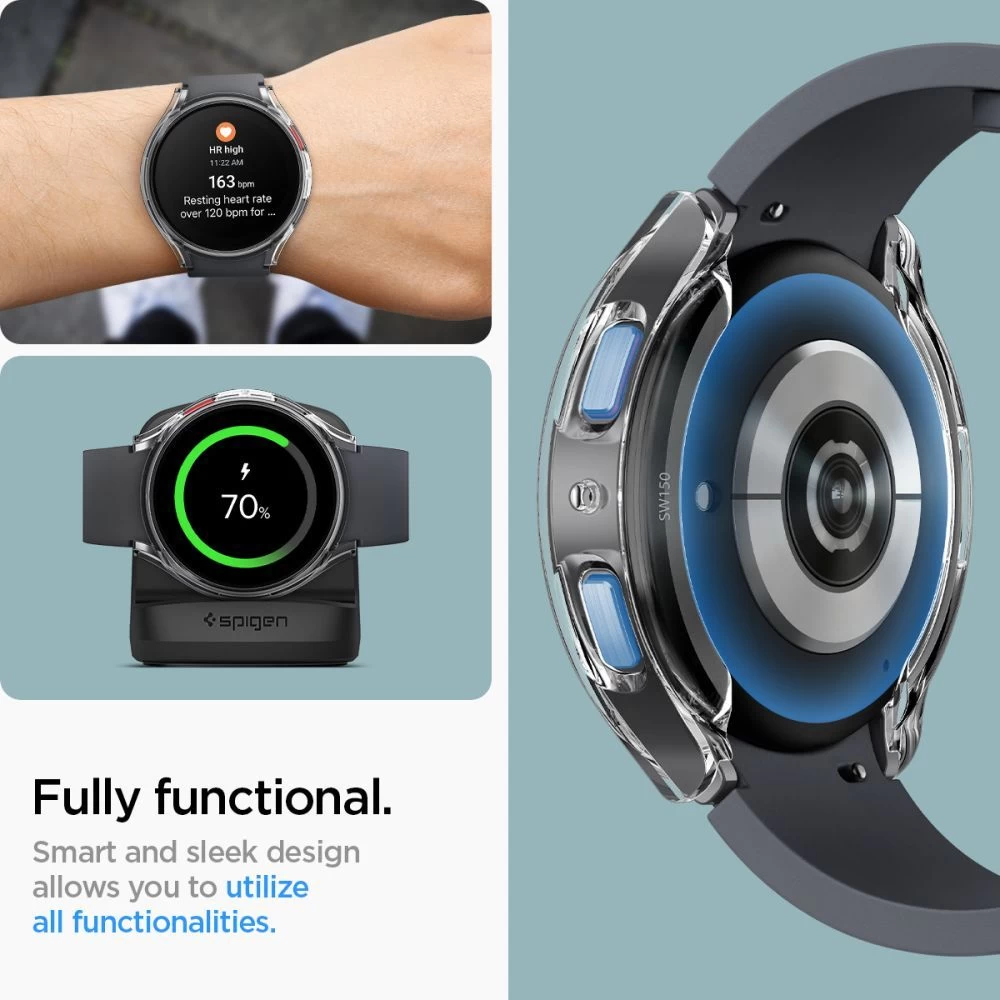 Samsung Galaxy Watch 6 phone case transparent SPIGEN ULTRA HYBRID (44 MM)