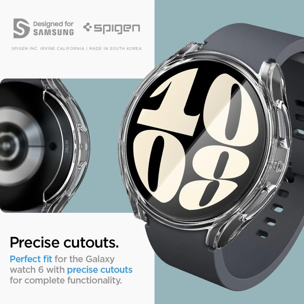 Samsung Galaxy Watch 6 phone case transparent SPIGEN ULTRA HYBRID (44 MM)