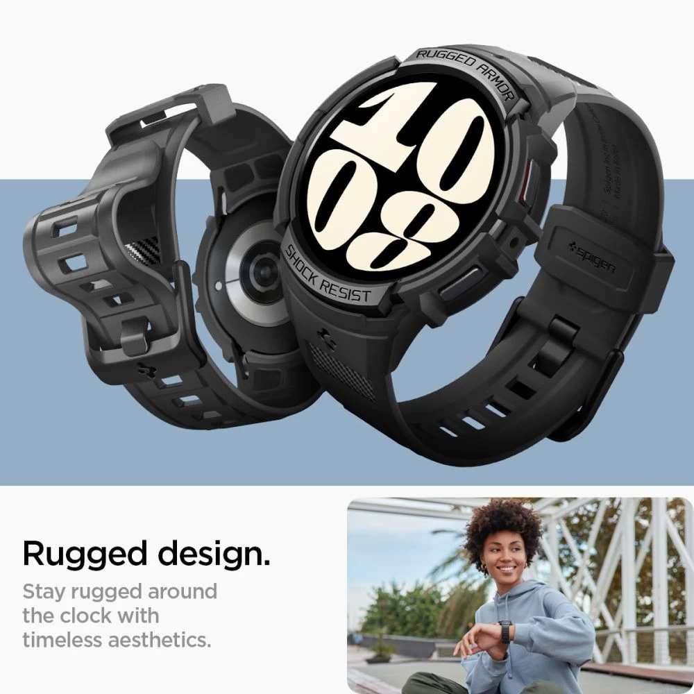 Samsung Galaxy Watch 6 skal, fodral  SPIGEN RUGGED ARMOR ”PRO” (40 MM)