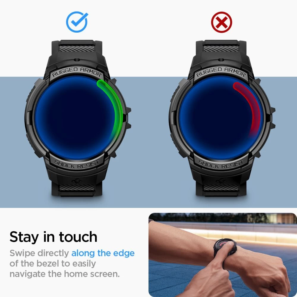 Samsung Galaxy Watch 6 skal, fodral  SPIGEN RUGGED ARMOR ”PRO” (40 MM)