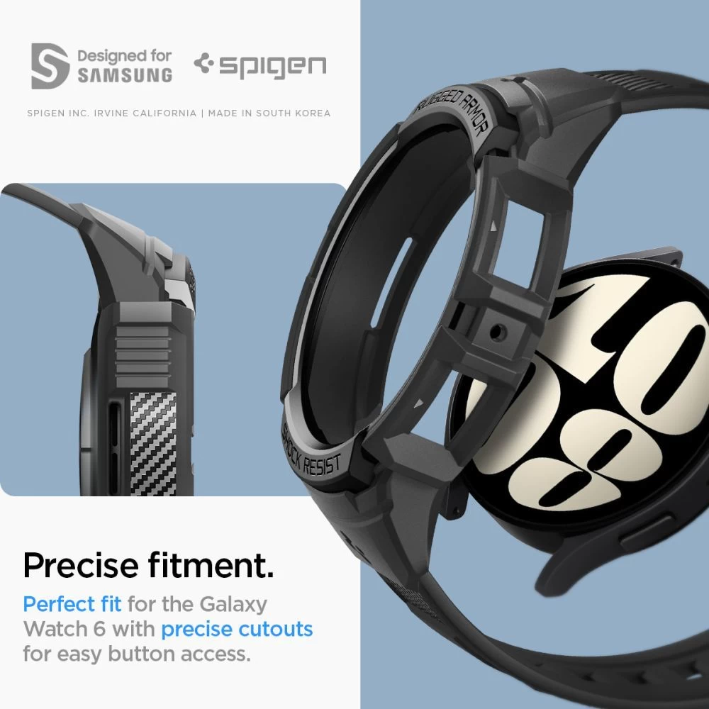 Samsung Galaxy Watch 6 skal, fodral  SPIGEN RUGGED ARMOR ”PRO” (40 MM)