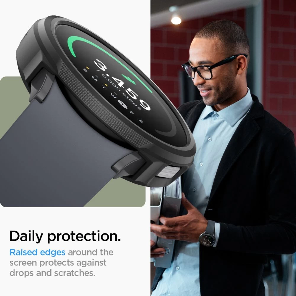 Samsung Galaxy Watch 6 skal, fodral svart SPIGEN LIQUID AIR (40 MM)