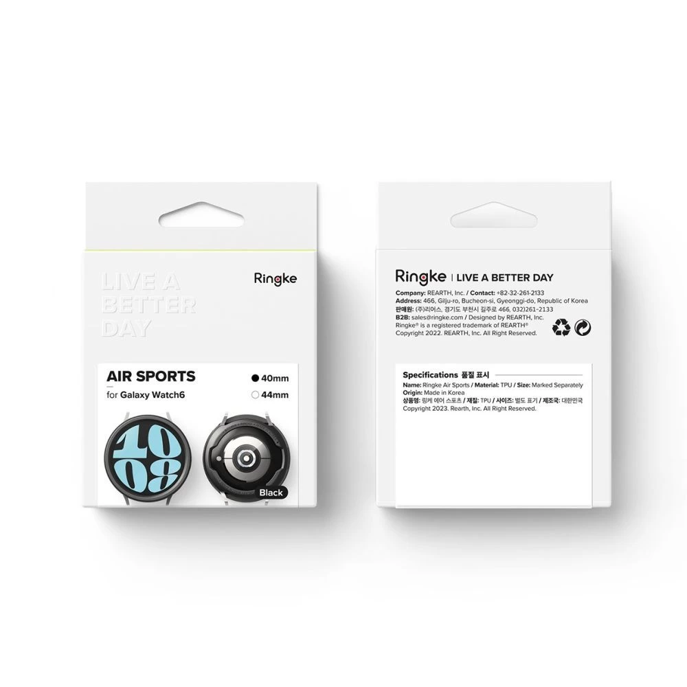 Samsung Galaxy Watch 6 ремень черный RINGKE AIR (40MM)