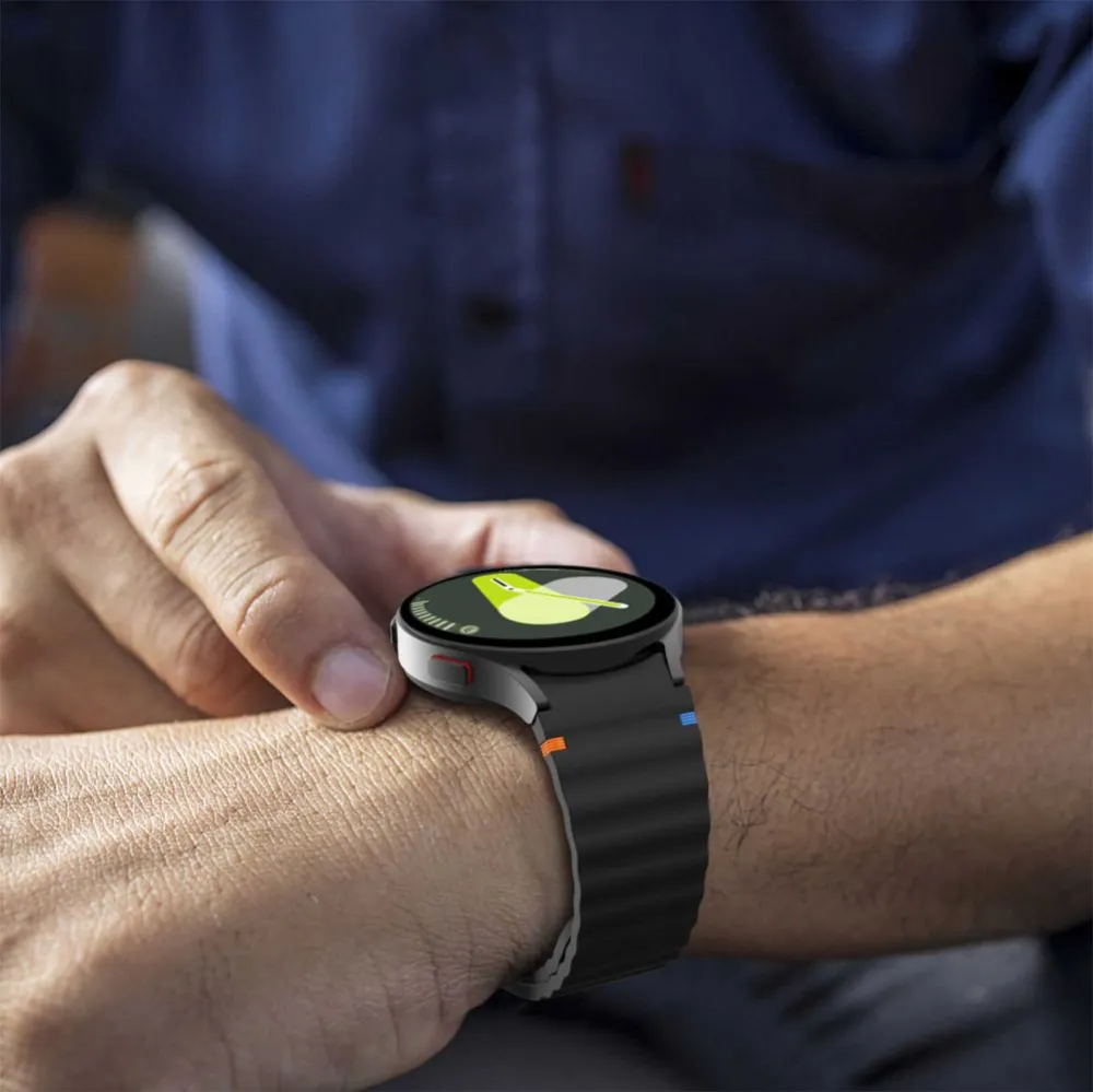 Samsung Galaxy Watch 6 siksniņa melns TECH-PROTECT SILICONE SPORT