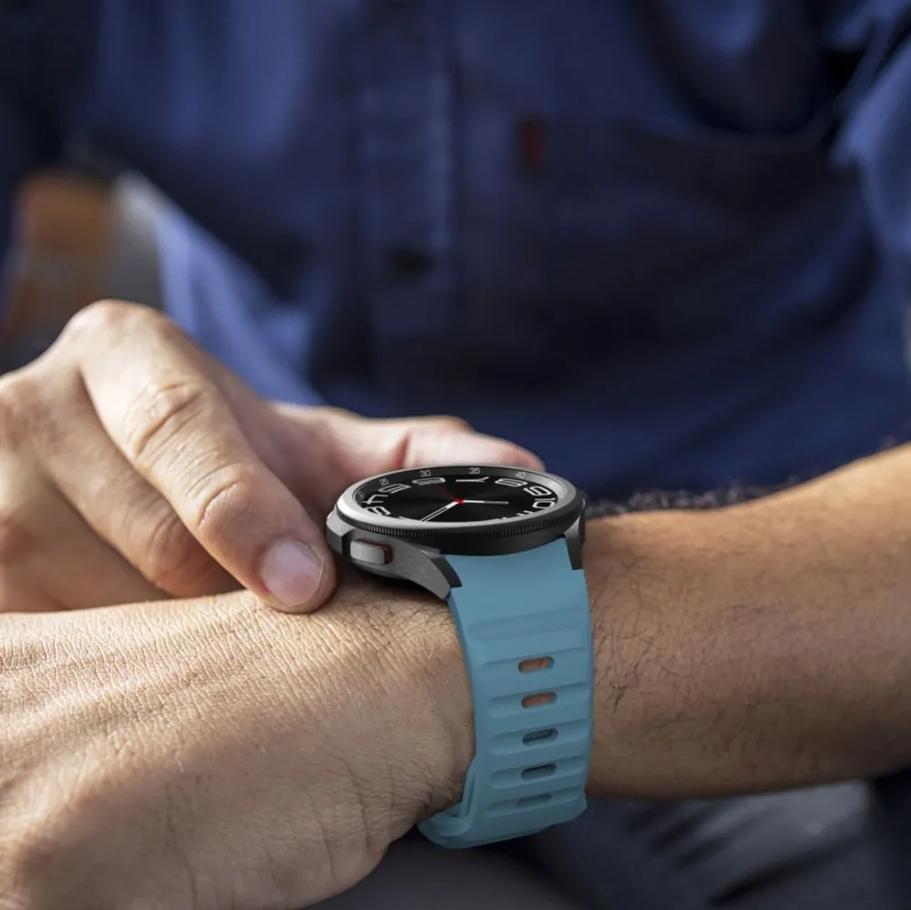 Samsung Galaxy Watch 6 siksniņa zils TECH-PROTECT SILICONE LINE