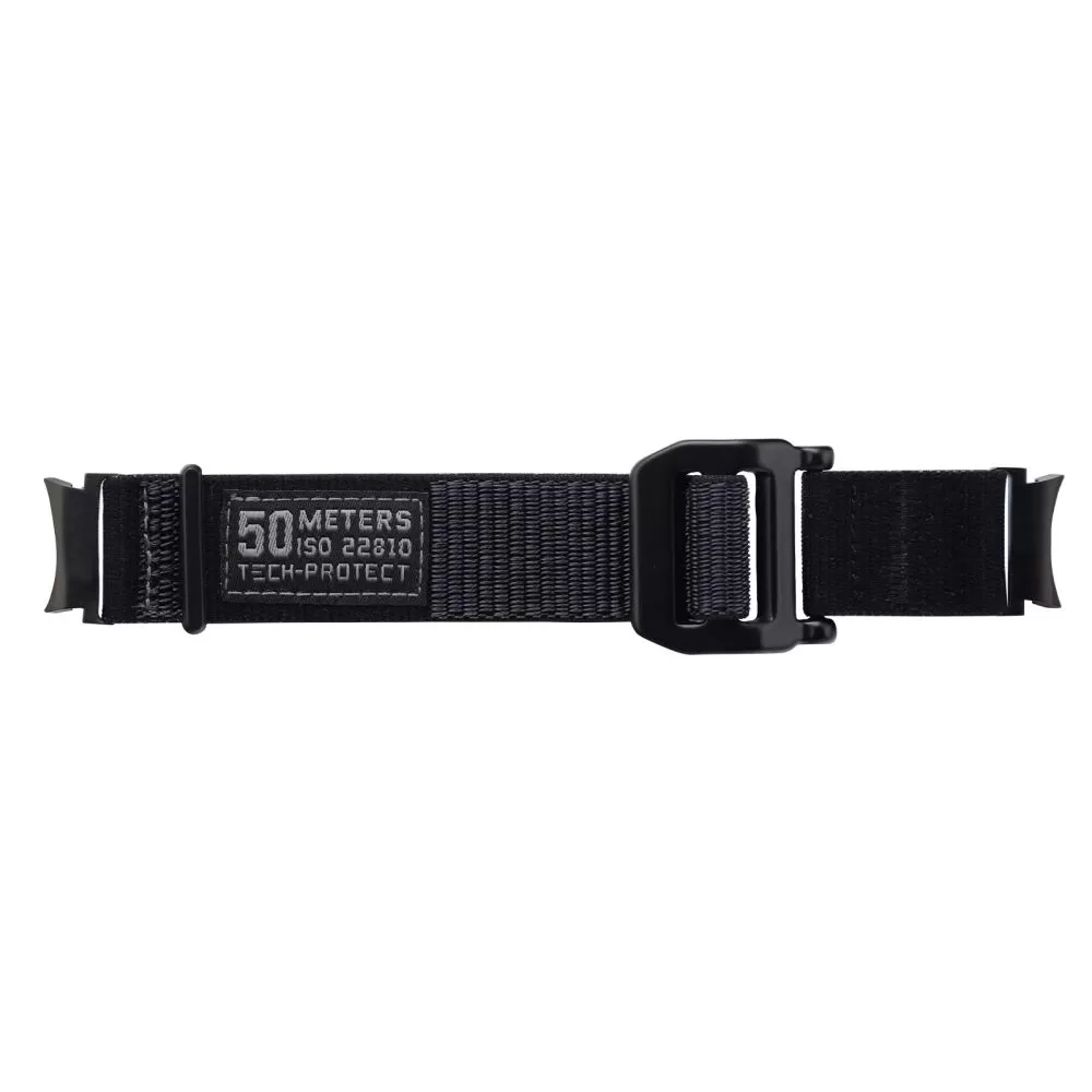 Samsung Galaxy Watch 6 siksniņa melns TECH-PROTECT SCOUT