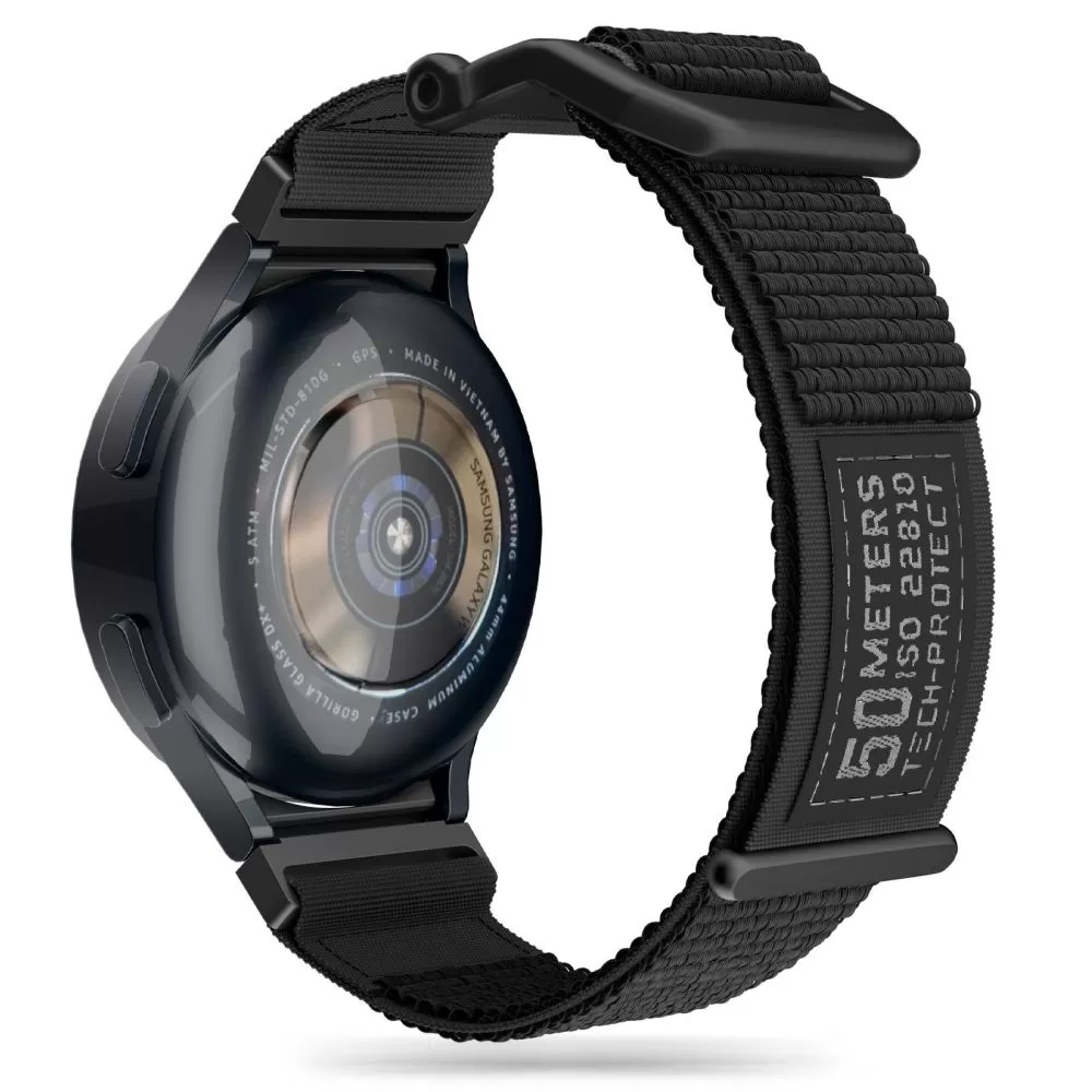 Samsung Galaxy Watch 6 siksniņa melns TECH-PROTECT SCOUT