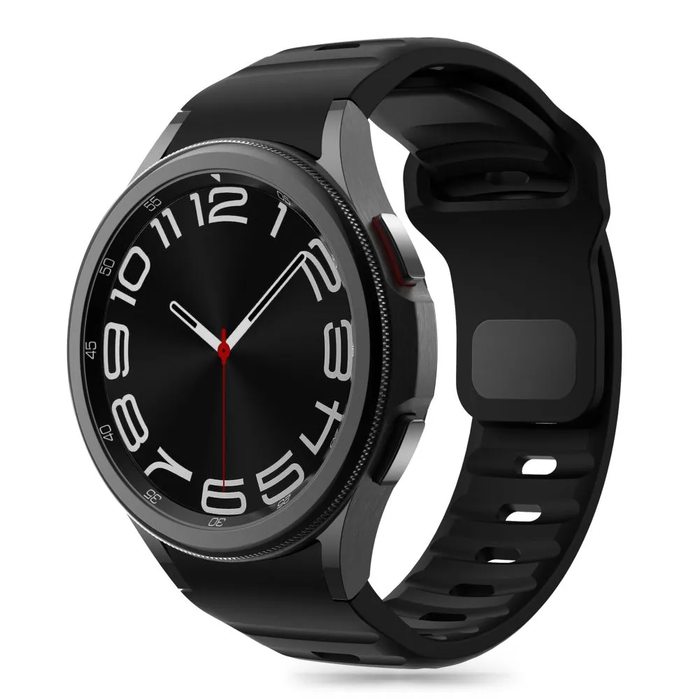Samsung Galaxy Watch 6 siksniņa melns TECH-PROTECT SILICONE LINE