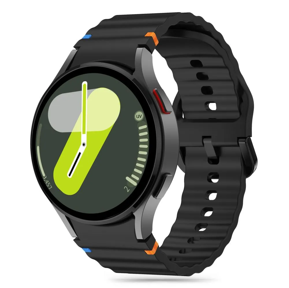 Samsung Galaxy Watch 6 siksniņa melns TECH-PROTECT SILICONE SPORT