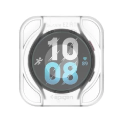 Samsung Galaxy Watch 6 skärmskydd  SPIGEN GLAS.TR ”EZ-FIT” 2-PACK (40 MM)