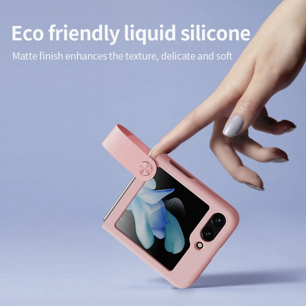 Samsung Galaxy Z Flip 5 suojakuori musta NILLKIN FLEX FLIP