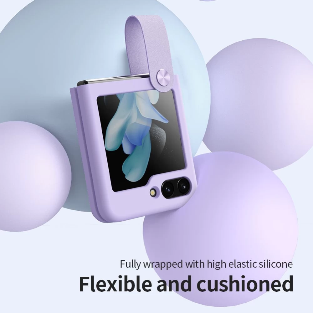 Samsung Galaxy Z Flip 5 suojakuori musta NILLKIN FLEX FLIP