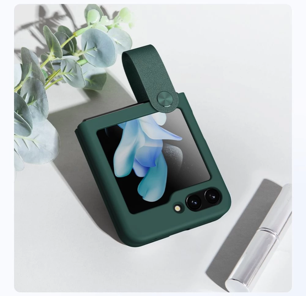 Samsung Galaxy Z Flip 5 suojakuori musta NILLKIN FLEX FLIP