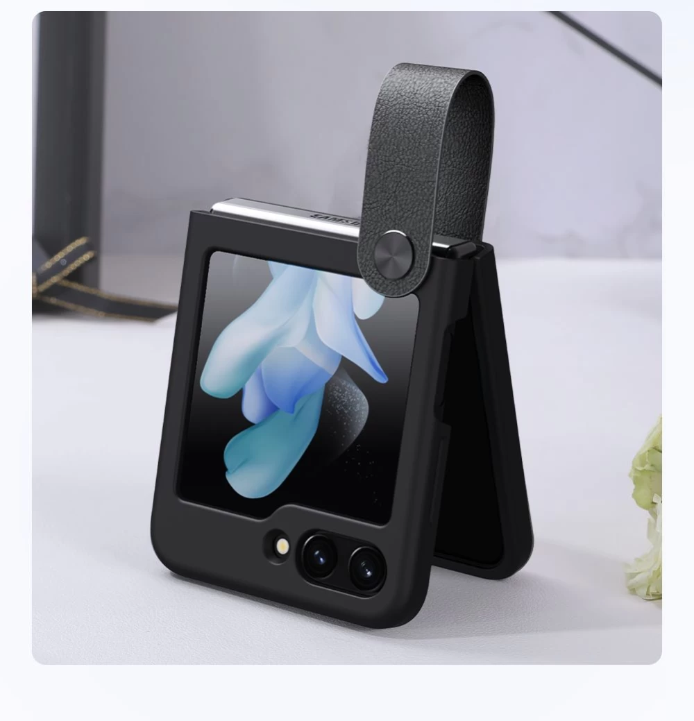 Samsung Galaxy Z Flip 5 suojakuori musta NILLKIN FLEX FLIP