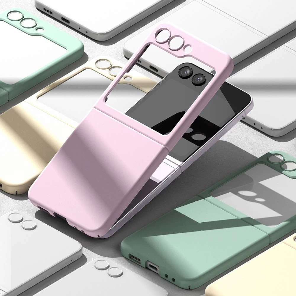 Samsung Galaxy Z Flip 5 suojakuori pinkki RINGKE SLIM