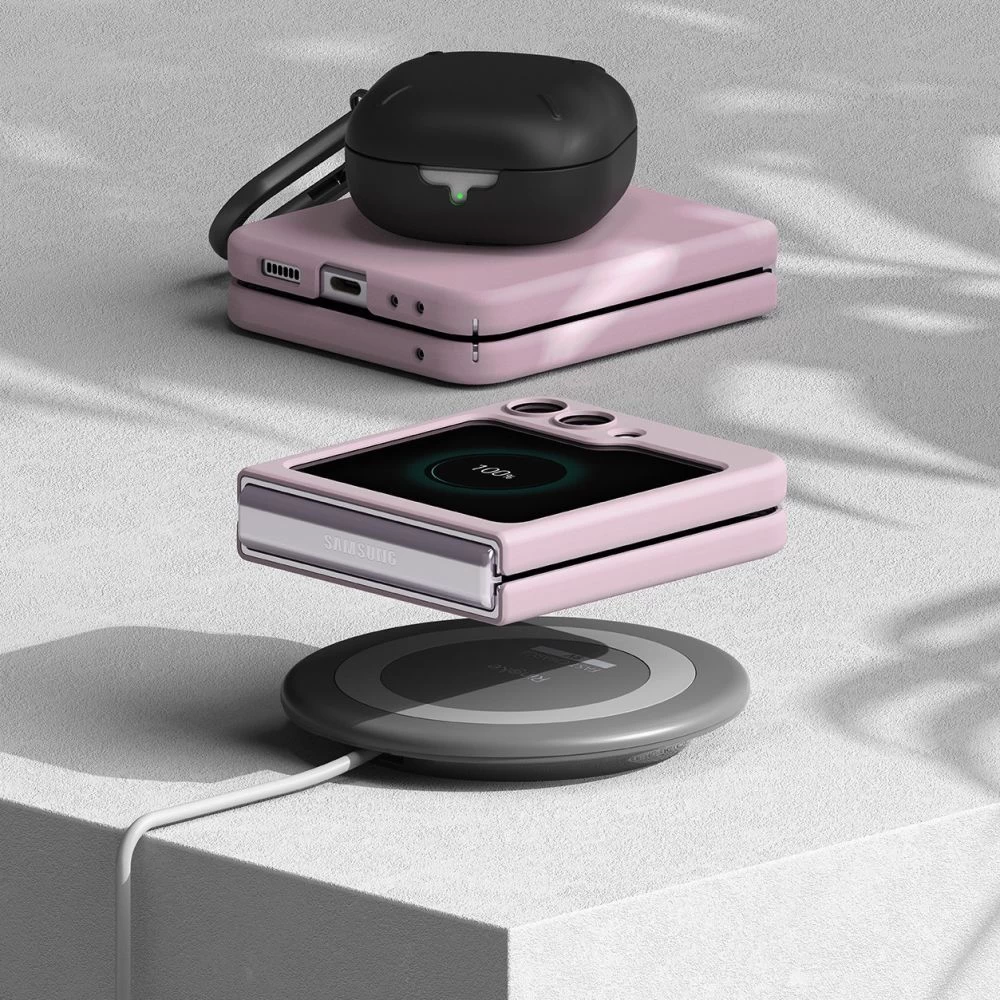 Samsung Galaxy Z Flip 5 suojakuori pinkki RINGKE SLIM