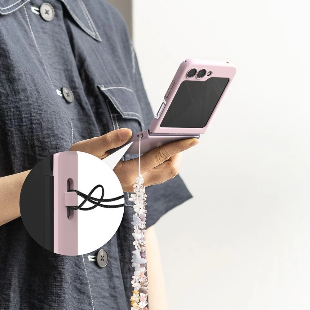 Samsung Galaxy Z Flip 5 suojakuori pinkki RINGKE SLIM