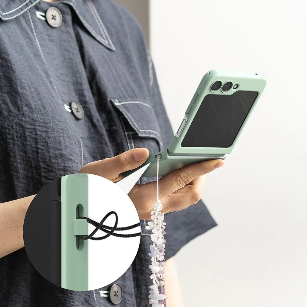 Samsung Galaxy Z Flip 5 suojakuori vihreä RINGKE SLIM