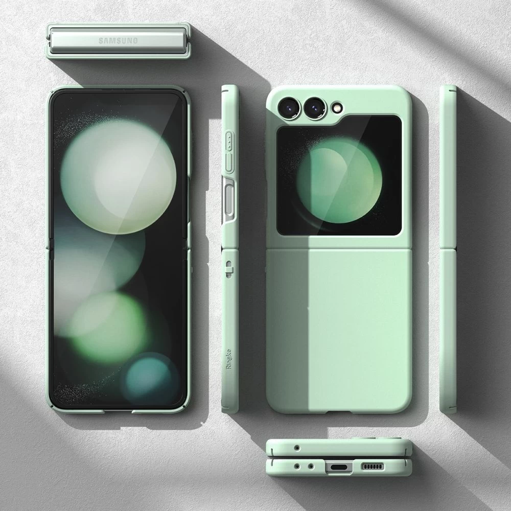 Samsung Galaxy Z Flip 5 suojakuori vihreä RINGKE SLIM