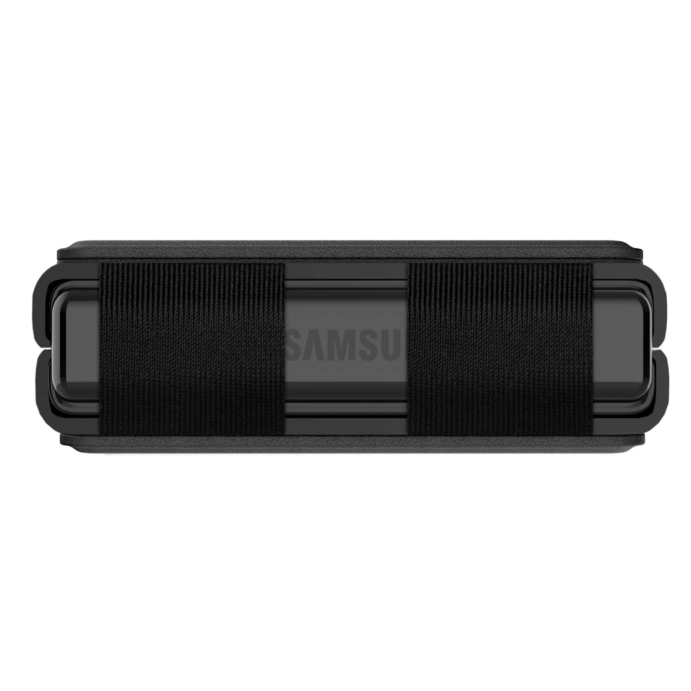 Samsung Galaxy Z Flip 5 suojakotelo musta NILLKIN QIN LEATHER (VEGAN LEATHER)