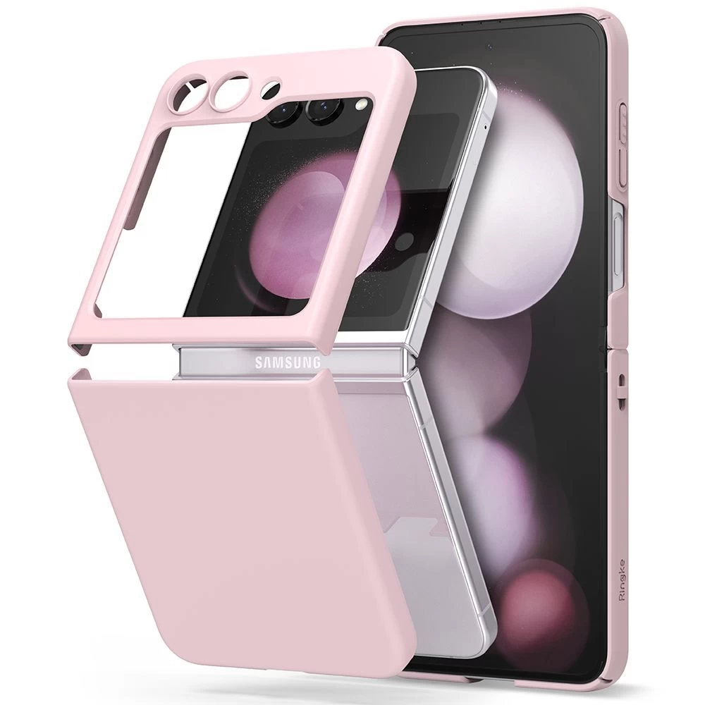Samsung Galaxy Z Flip 5 suojakuori pinkki RINGKE SLIM