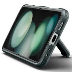 Samsung Galaxy Z Flip 5 dėklas žalia SPIGEN TOUGH ARMOR PRO