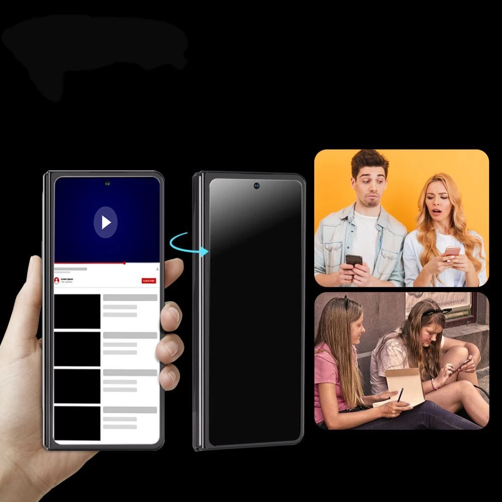 Samsung Galaxy Z Fold 5 skärmskydd  WHITESTONE EA GLASS 2-PACK