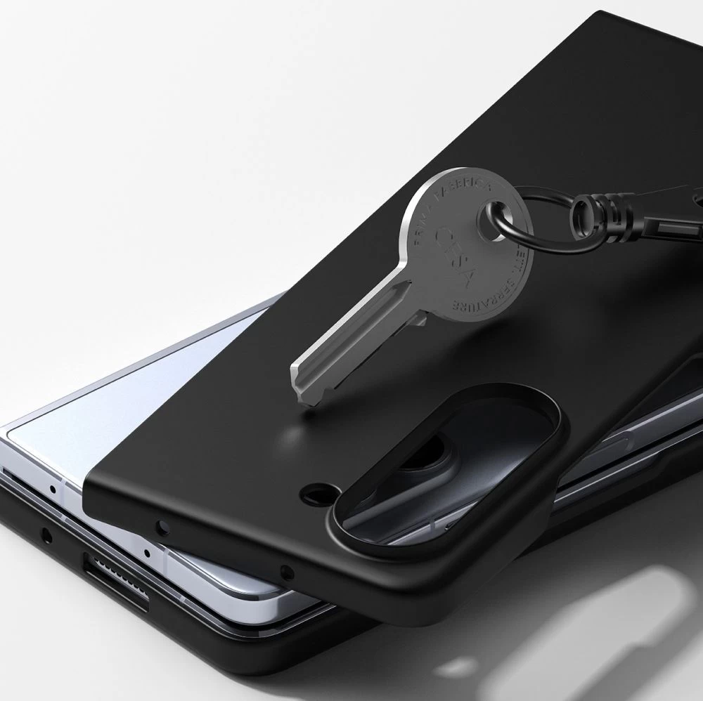 Samsung Galaxy Z Fold 5 dėklas Juoda RINGKE SLIM