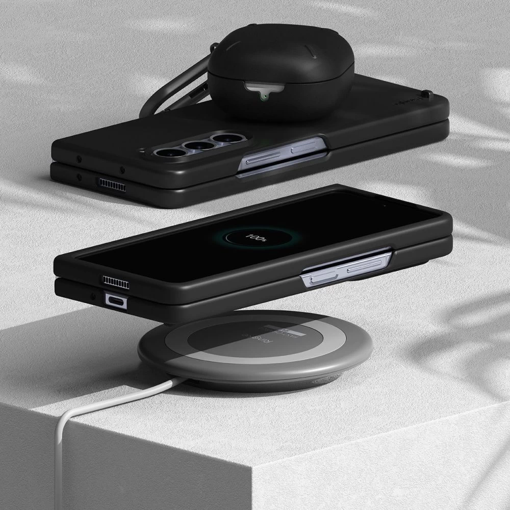 Samsung Galaxy Z Fold 5 dėklas Juoda RINGKE SLIM