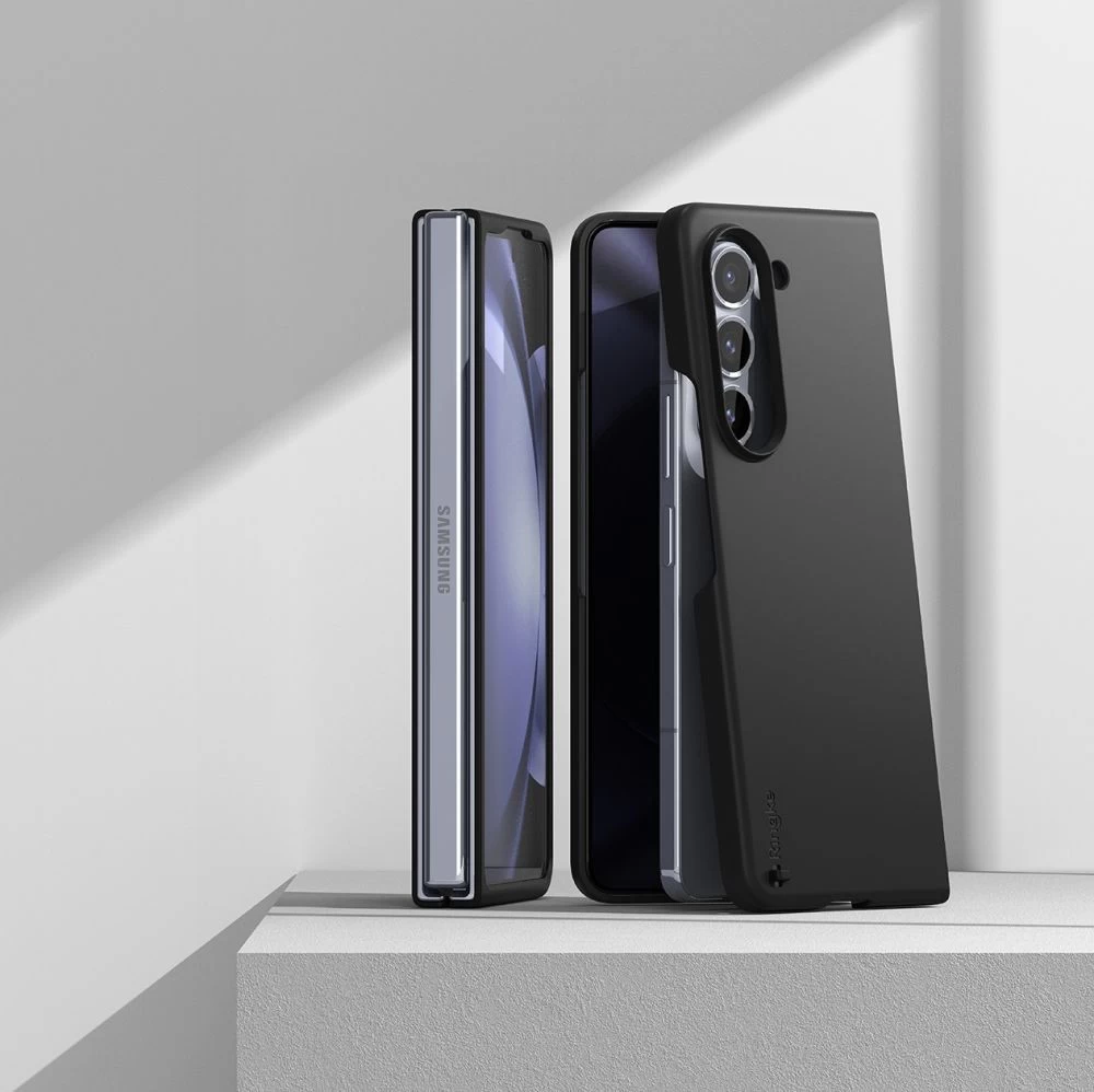 Samsung Galaxy Z Fold 5 dėklas Juoda RINGKE SLIM