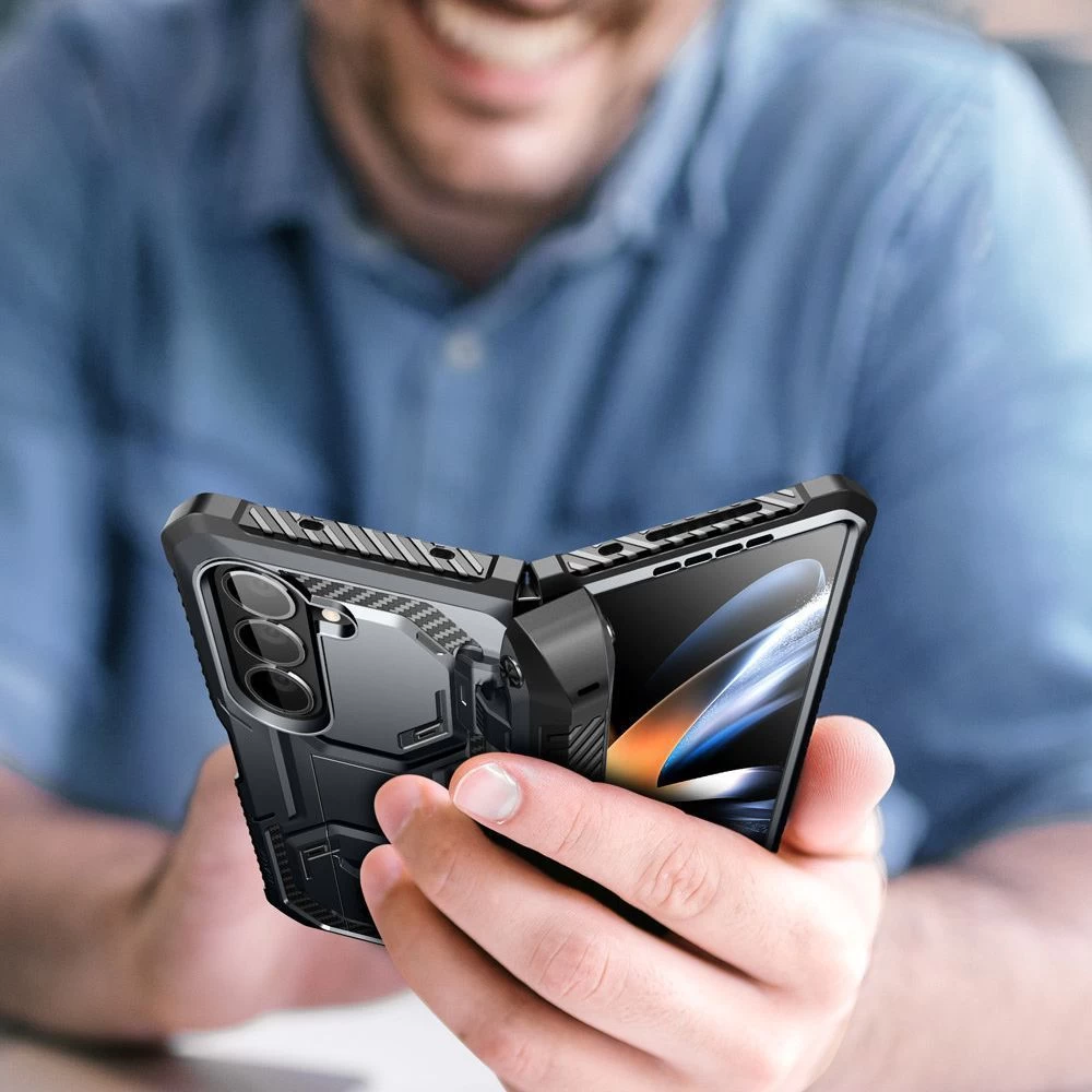 Samsung Galaxy Z Fold 5 skal svart SUPCASE IBLSN ARMORBOX PEN