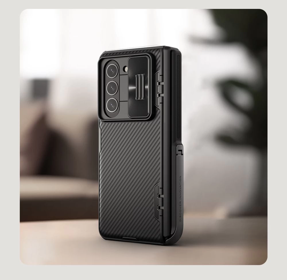 Samsung Galaxy Z Fold 5 skal svart NILLKIN CAMSHIELD FOLD (BRACKET VERSION)
