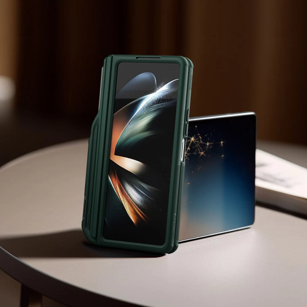 Samsung Galaxy Z Fold 5 skal grön NILLKIN SUPER FROSTED SHIELD (PEN HOLDER VERSION)