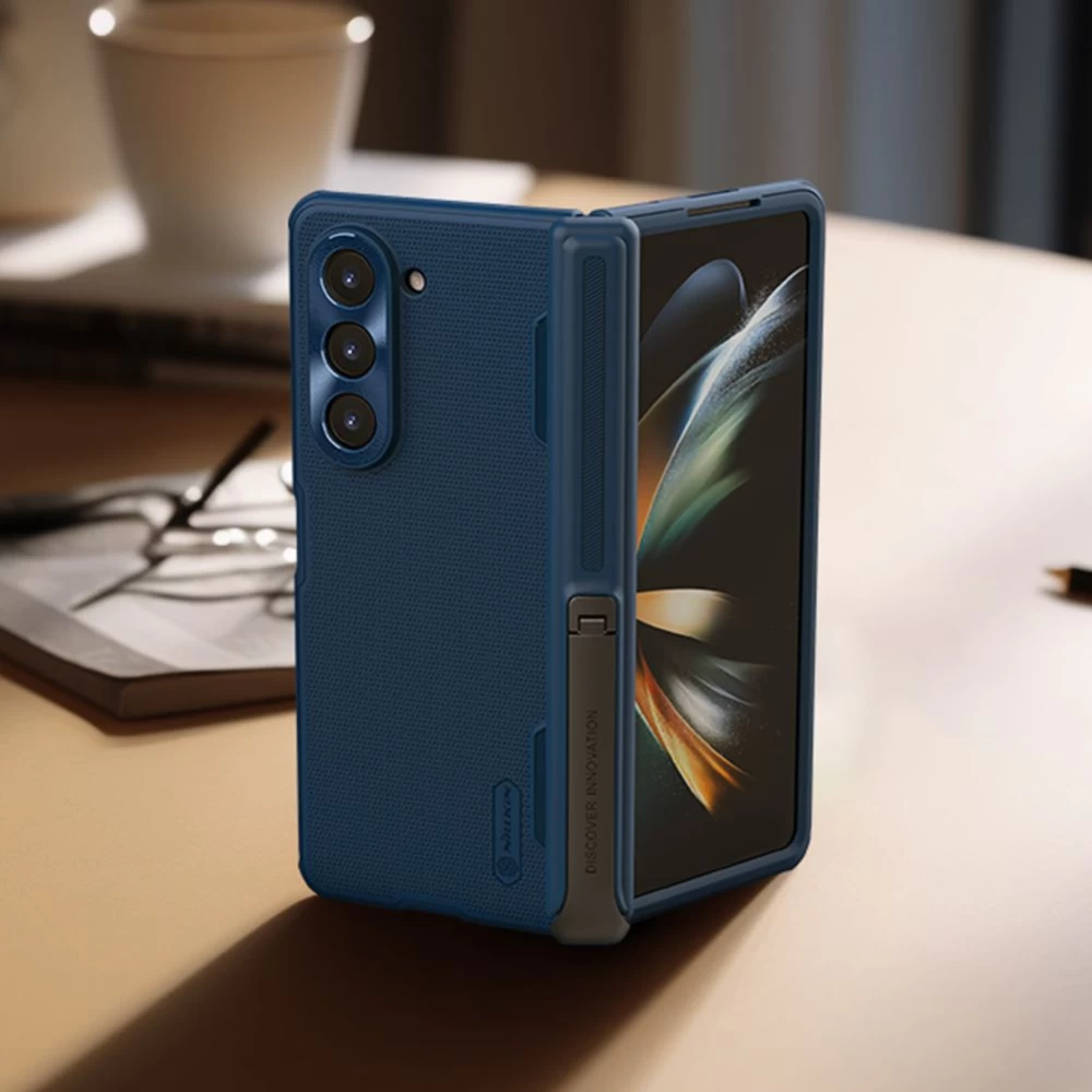 Samsung Galaxy Z Fold 5 vāciņš zaļš NILLKIN SUPER FROSTED SHIELD (BRACKET VERSION)