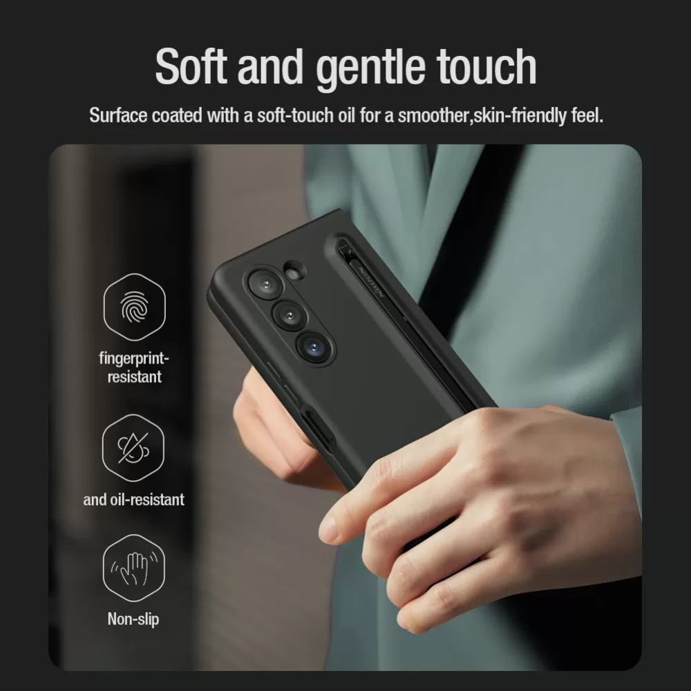 Samsung Galaxy Z Fold 5 case green NILLKIN FLEX PURE FOLD (S PEN Version)