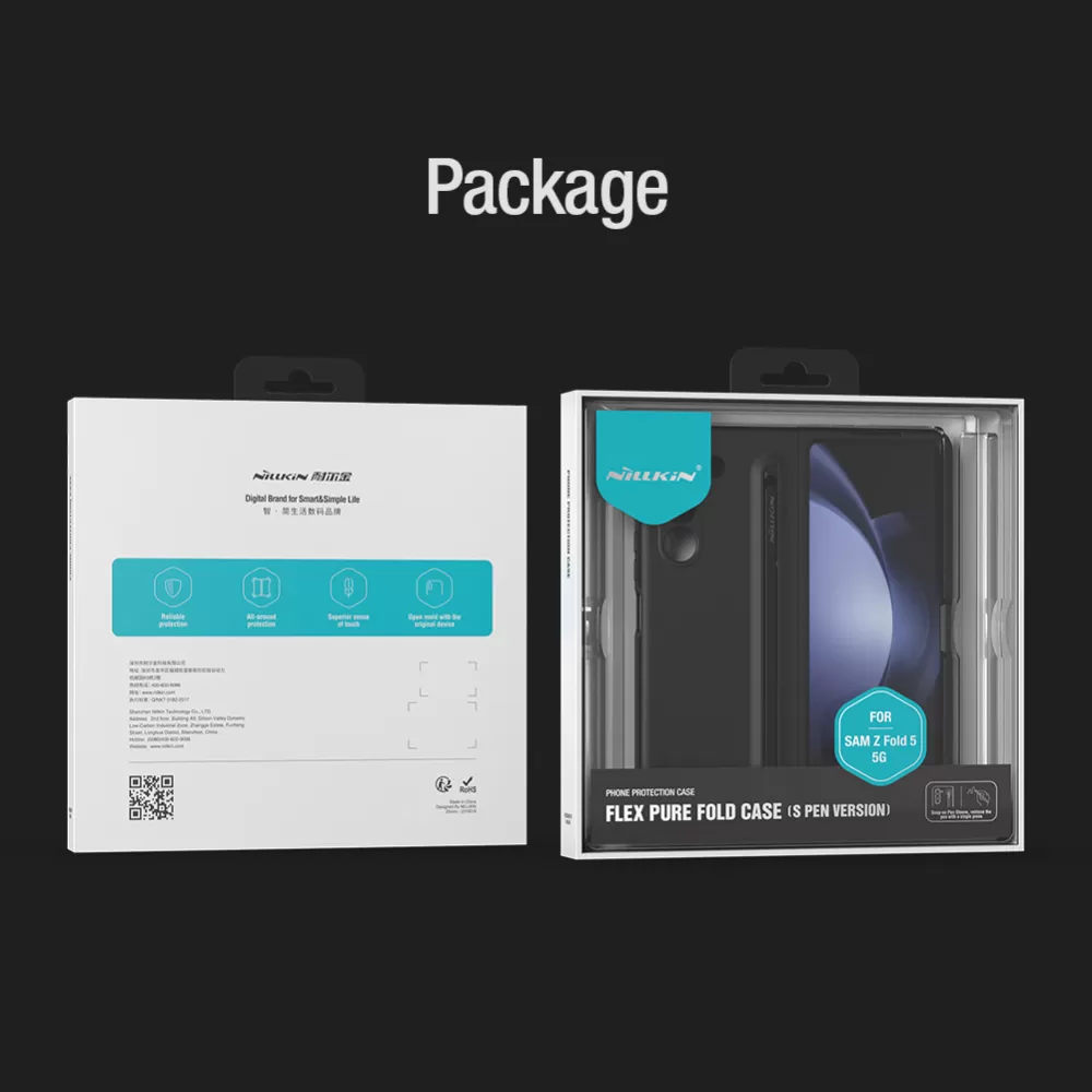 Samsung Galaxy Z Fold 5 case green NILLKIN FLEX PURE FOLD (S PEN Version)