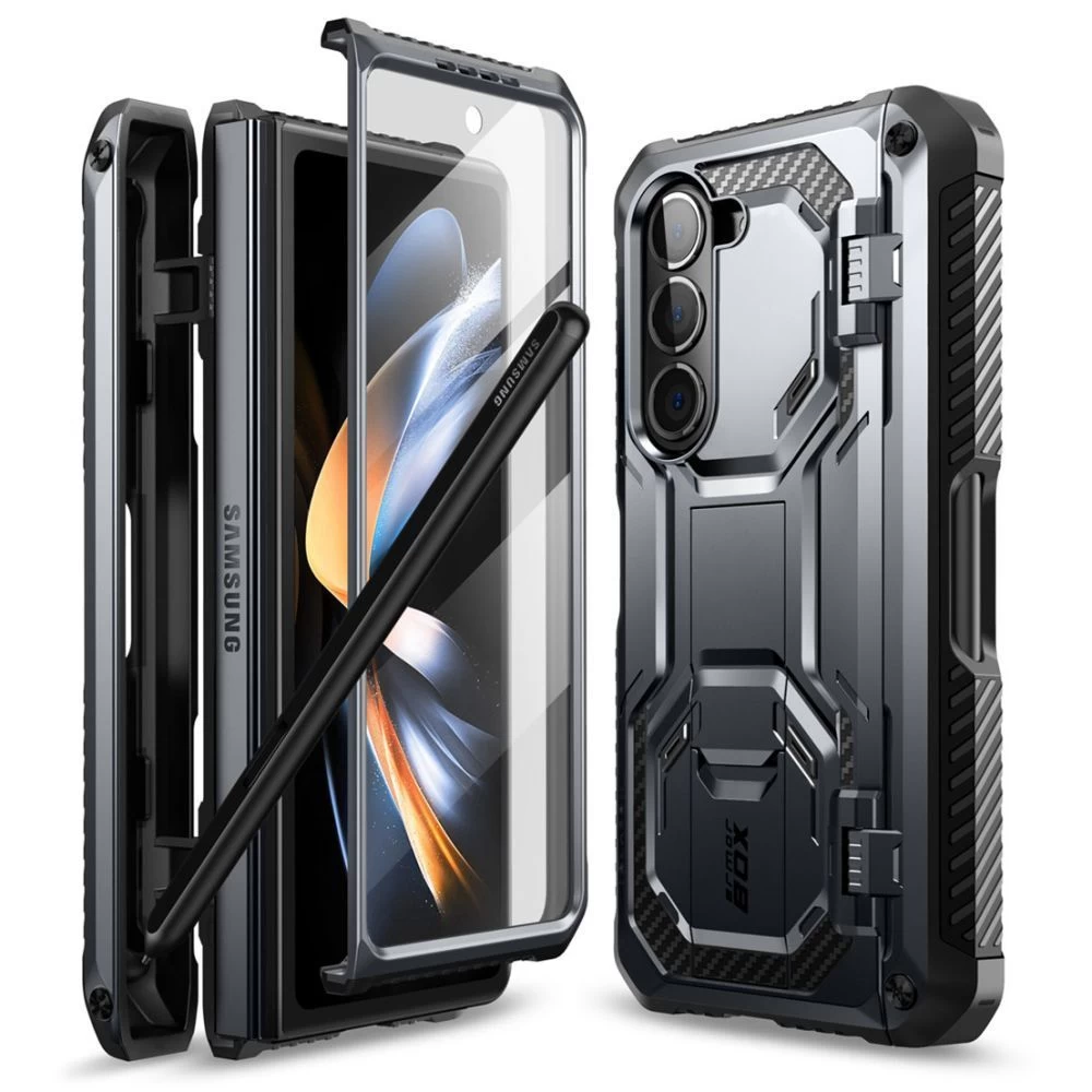 Samsung Galaxy Z Fold 5 skal svart SUPCASE IBLSN ARMORBOX PEN