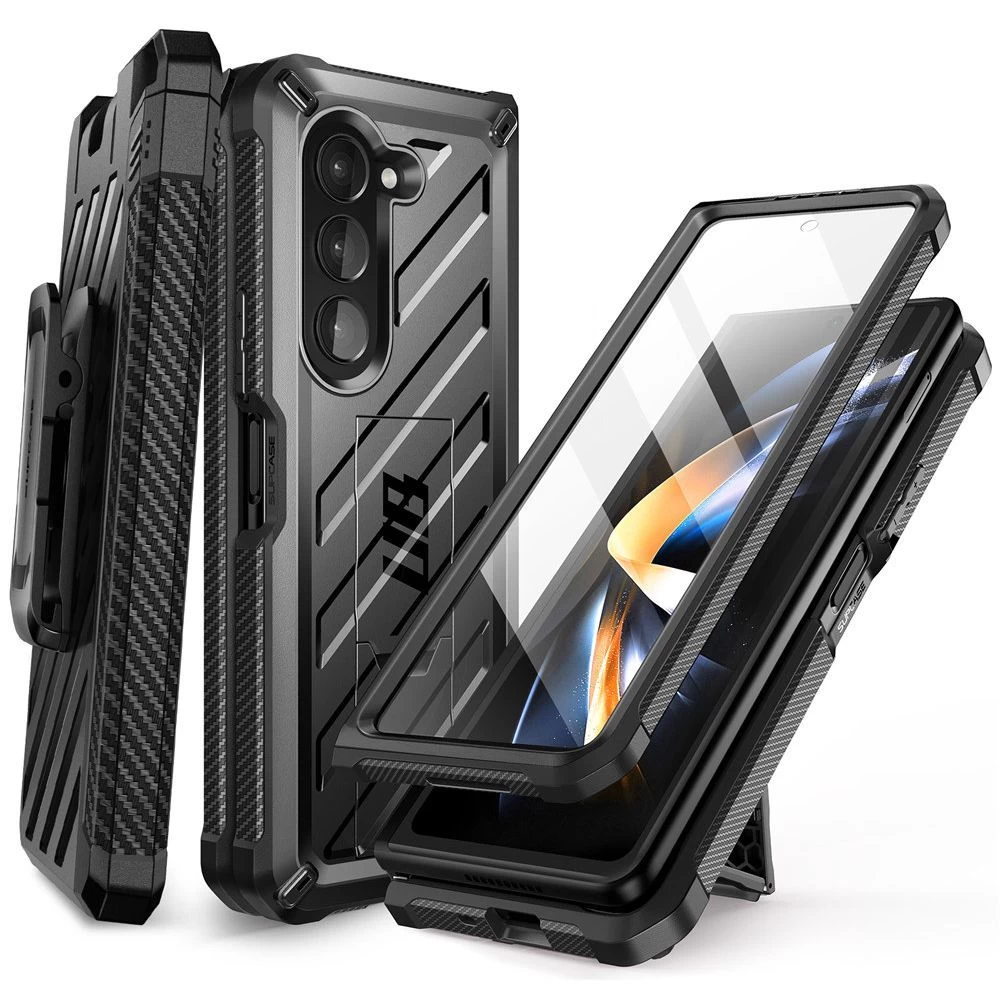 Samsung Galaxy Z Fold 5 skal svart SUPCASE UNICORN BEETLE