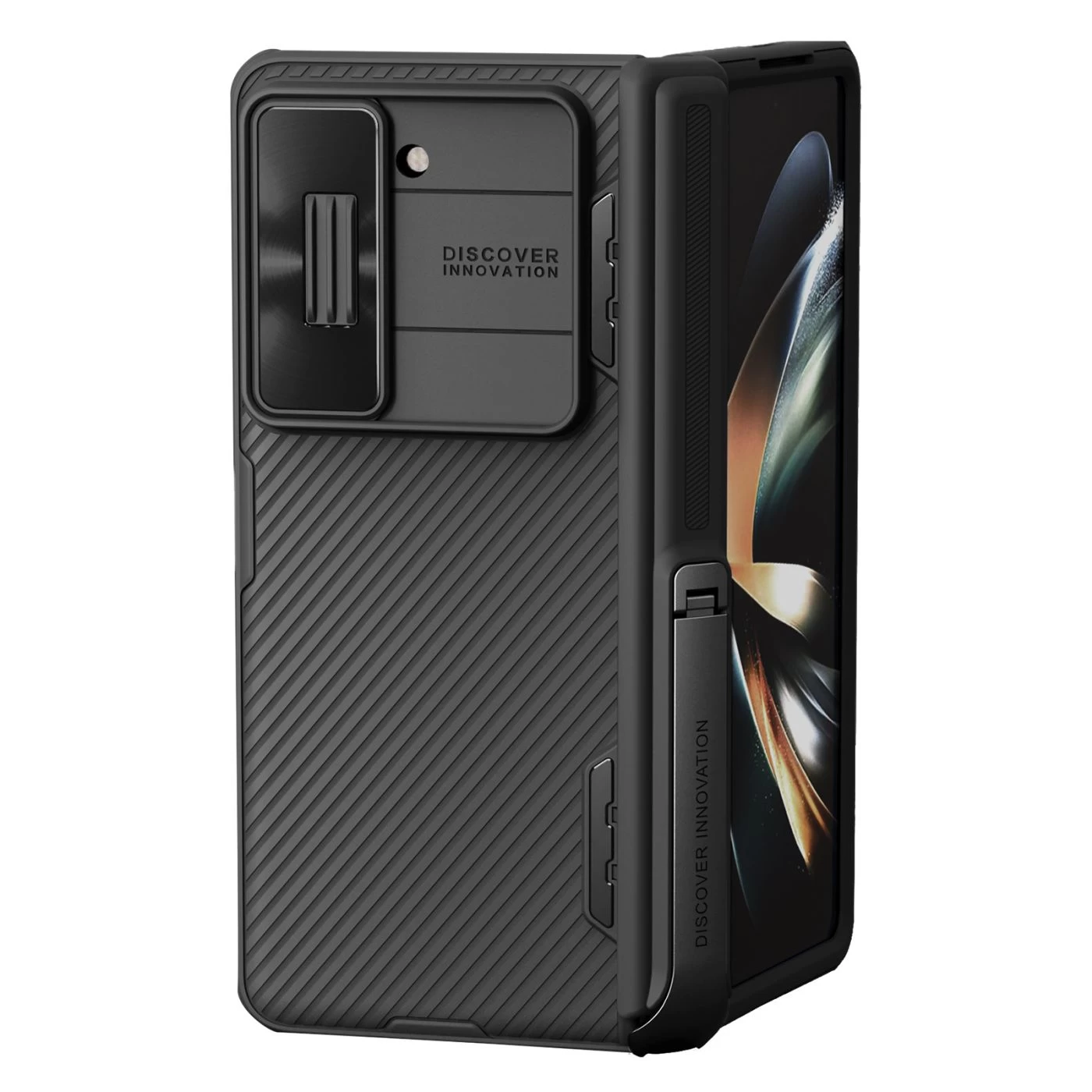 Samsung Galaxy Z Fold 5 skal svart NILLKIN CAMSHIELD FOLD (BRACKET VERSION)